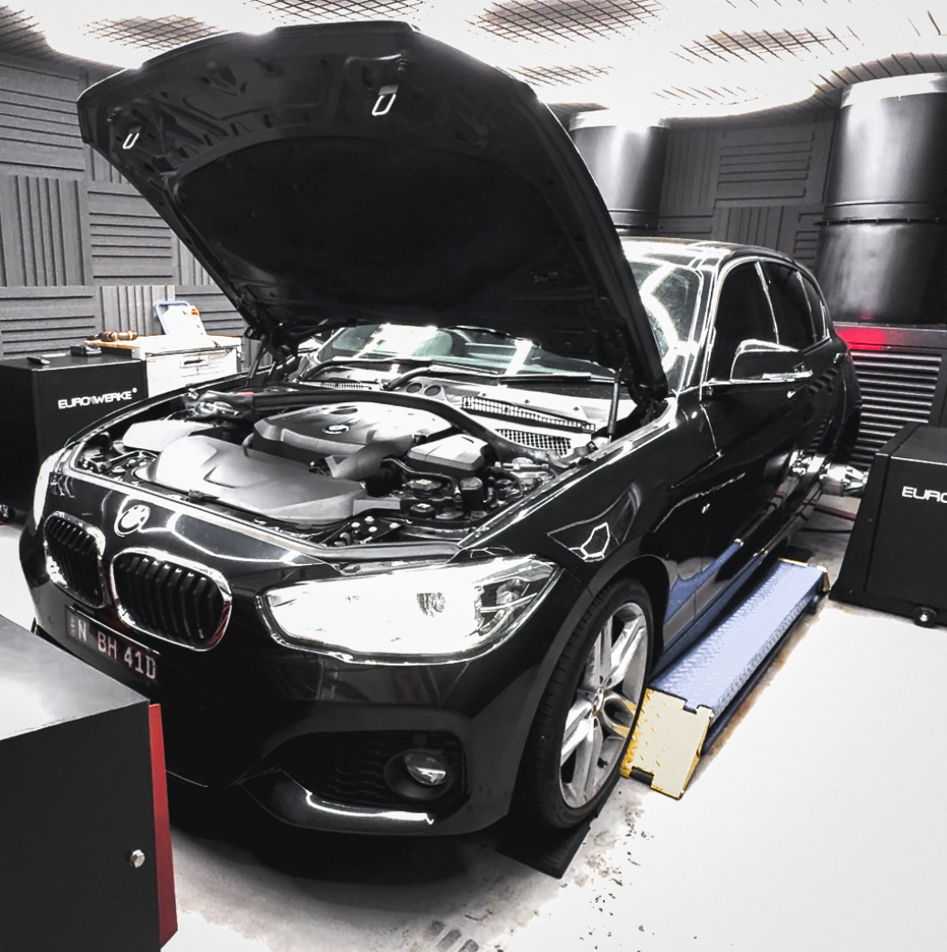 BMW TUNING: On the dyno a BMW 125i M-Sport (F20)